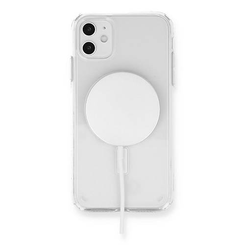 iPhone 11 K�l�f Magneticsafe �effaf Silikon - �effaf