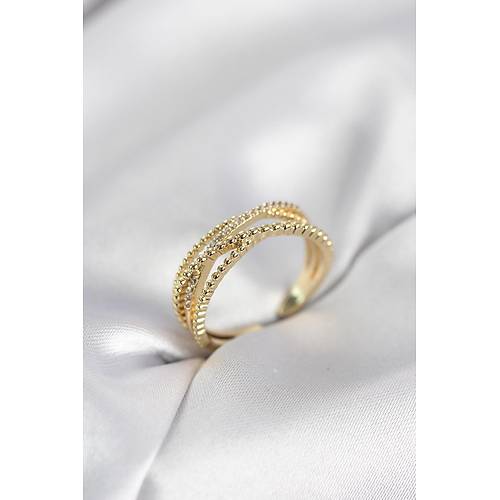 Gold Renk Sarmal Model Kad�n Y�z�k