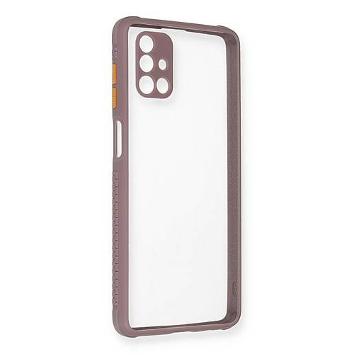 Galaxy M51 K�l�f Miami �effaf Silikon - A��k Mor