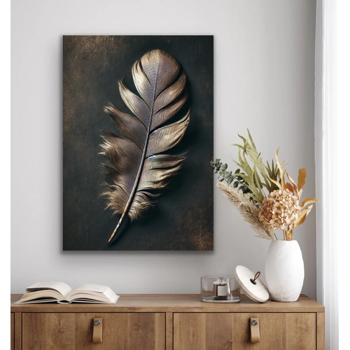 Bronz T�y Kanvas Tablo 70x100cm