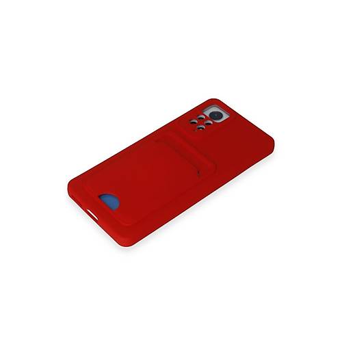 Redmi Note 11 Pro K�l�f Kelvin Kartvizitli Silikon - K�rm�z�