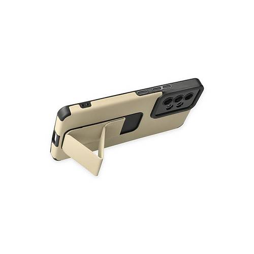 Galaxy A53 5G K�l�f Mega Standl� Silikon - Gold