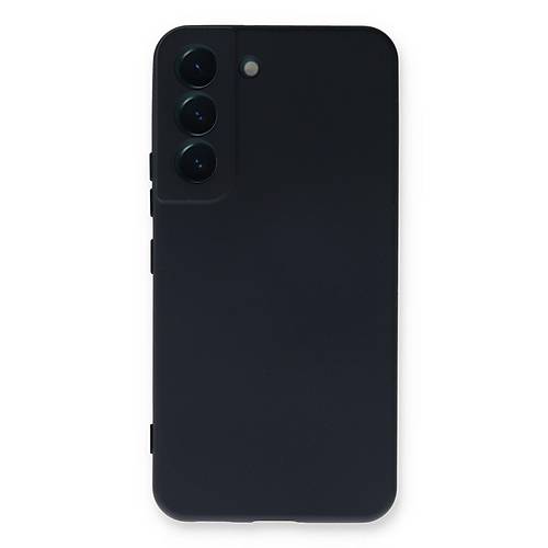 Galaxy S22 Plus K�l�f Nano i�i Kadife Silikon - Lacivert