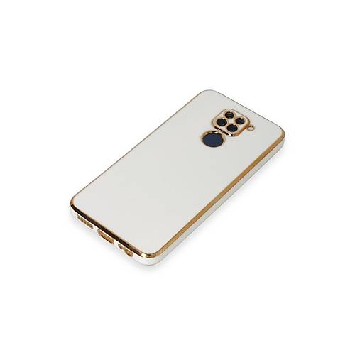 Redmi Note 9 K�l�f Volet Silikon - Beyaz
