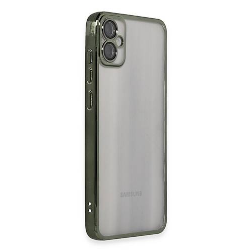 Galaxy A05 K�l�f Razer Lensli Silikon - Ye�il