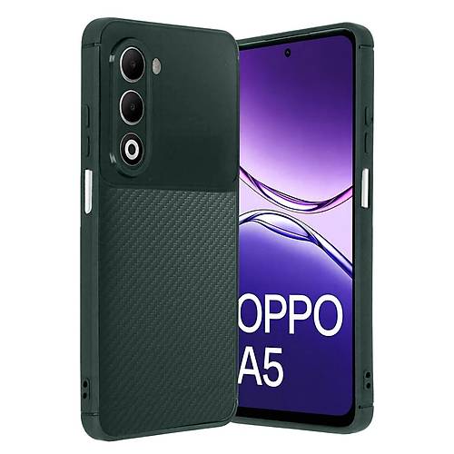 A5 4G Auto Focus Karbon Kapak - Koyu Ye�il