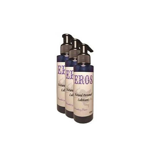 Strawberry Flavor Natural Personal Lubricant 375 ml �ilek Aromal� Kayganla�t�r�c� X 3 ADET