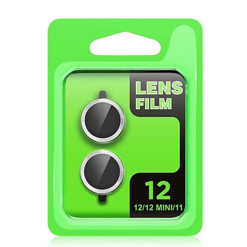 iPhone 12 Mini Raze Metal Kamera Lens - Mavi