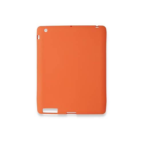 iPad 4 9.7 K�l�f Evo Tablet Silikon - Turuncu