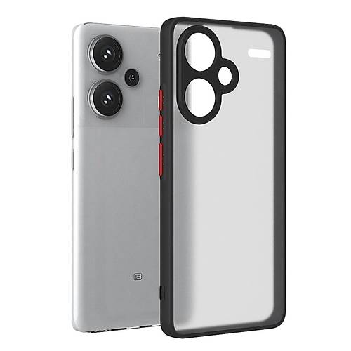Redmi Note 13 Pro Plus K�l�f Montreal Silikon Kapak - Siyah