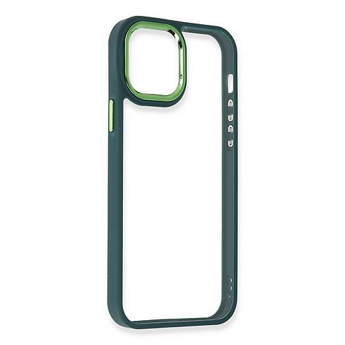 iPhone 12 Pro Max K�l�f Dora Kapak - Haki Ye�il