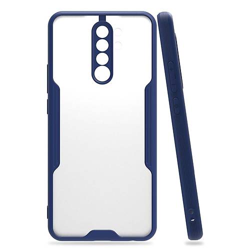 Redmi 9 K�l�f Platin Silikon - Lacivert