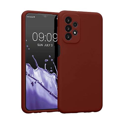 Galaxy A23 4G K�l�f First Silikon - Bordo