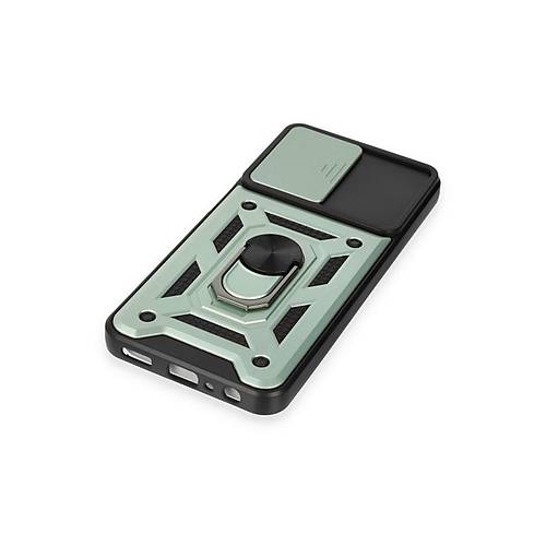 Galaxy M14 5G K�l�f Pars Lens Y�z�kl� Silikon - Ye�il