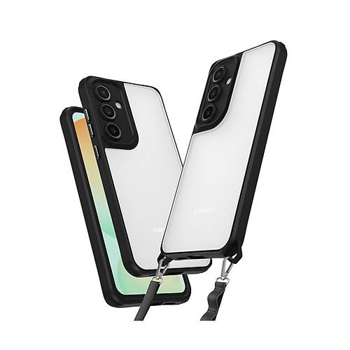 Galaxy A36 K�l�f Penta Silikon K�l�f - Siyah