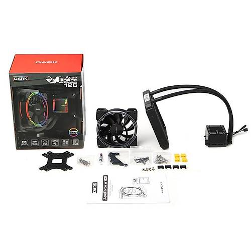 DARK AQUAFORCE W126 120MM FIXED RGB LEDL� SIVI SO�UTMA ��LEMC�