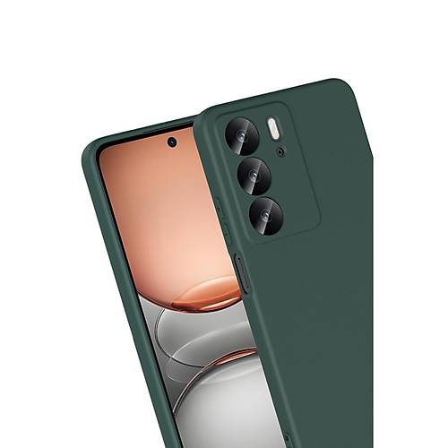 Realme C75 4G First Silikon - Koyu Ye�il