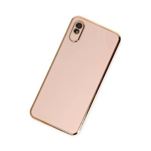 Redmi 9A K�l�f Volet Silikon - Pembe