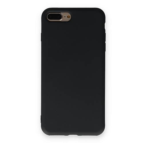 iPhone 7 Plus K�l�f Nano i�i Kadife Silikon - Siyah