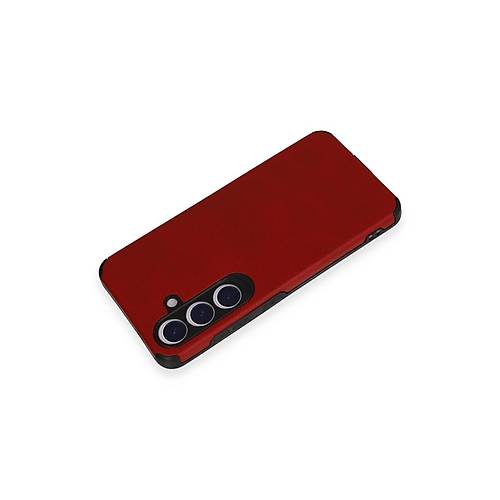 Galaxy S24 K�l�f Loop Deri Silikon - K�rm�z�