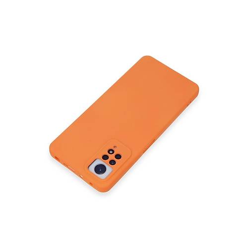 Redmi Note 12 Pro 4G K�l�f Nano i�i Kadife Silikon - Turuncu