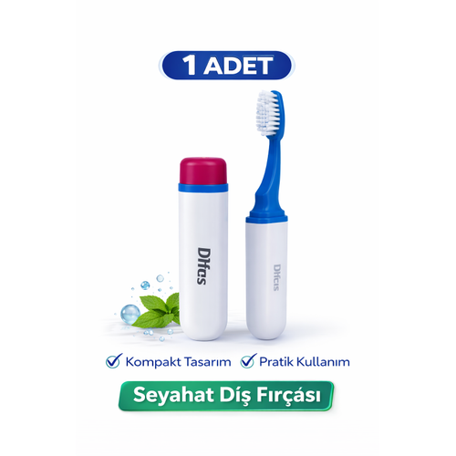 Difas Seyahat Tipi Di� F�r�as� | Kapakl� Ta��nabilir 1 Adet