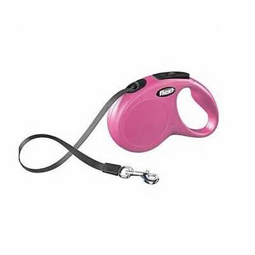 New Classic Otomatik �erit K�pek Gezdirme Tasmas� Small 5 Mt Pembe