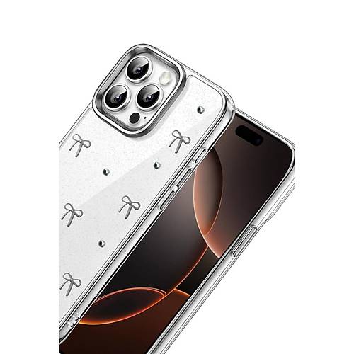 iPhone 16 Pro Fiyonk Desenli Kapak - Desen 5