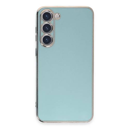 Galaxy S23 K�l�f Volet Silikon - A��k Ye�il