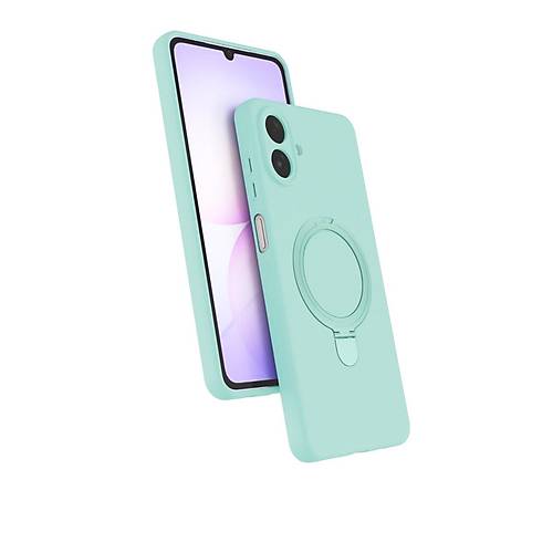 Galaxy A07 4G Regal Magsafe Standl� Kapak - Su Ye�ili