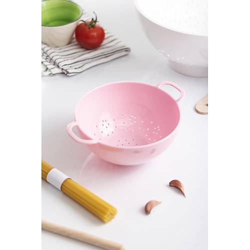Akrilik Soft Pembe Mini Pirin� S�zge�i & Bakliyat S�zge�i (3 SU BARDA�I �L��L�)