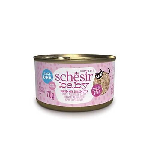 Babycat Tavuklu ve Ci�erli Tah�ls�z Yavru Kedi Konservesi 70 Gr
