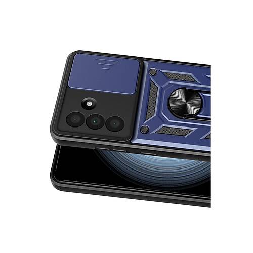 Galaxy A37 5G Pars Lens Y�z�kl� Silikon - Lacivert