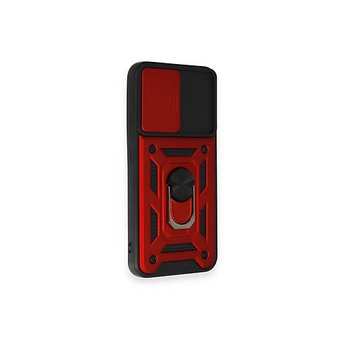 Galaxy A54 5G K�l�f Pars Lens Y�z�kl� Silikon - K�rm�z�