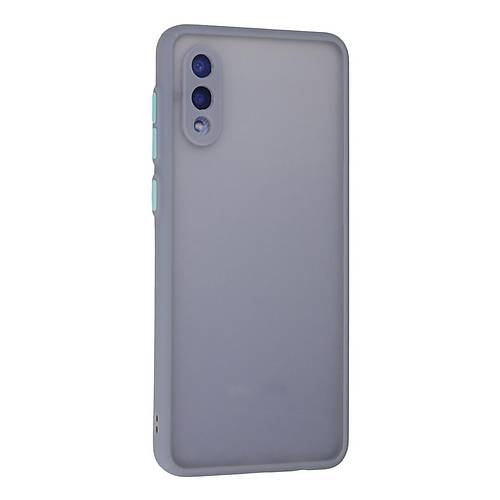 Galaxy A02 K�l�f Montreal Silikon Kapak - Gri