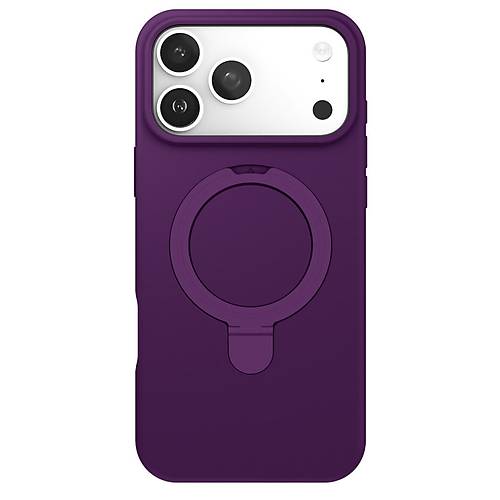 iPhone 17 Pro Max Regal Magsafe Standl� Kapak - Derin Mor