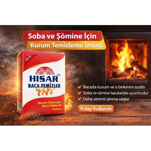 Hisar Elit Baca Temizleyici Soba ve ��mine ��in Kurum Temizleme �r�n�