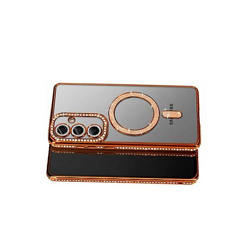 Galaxy S26 Plus Joke Simli Magneticsafe K�l�f - Turuncu