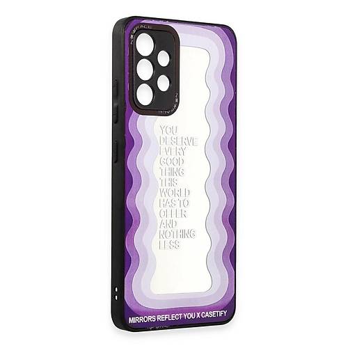 Galaxy A52 K�l�f Mirror Desenli Kapak - Mirror - 5