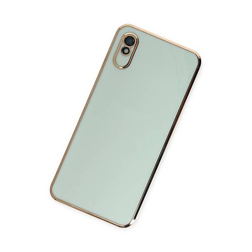 Redmi 9A K�l�f Volet Silikon - A��k Ye�il