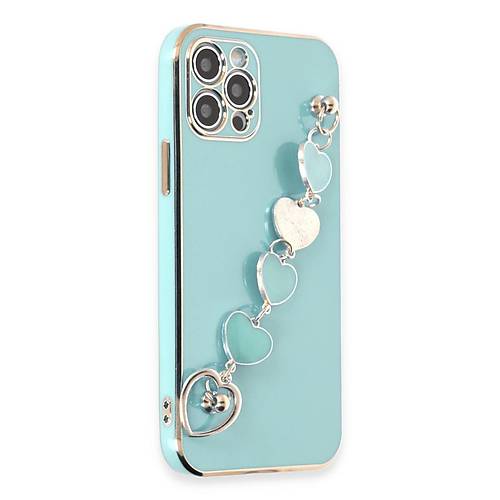 iPhone 12 Pro K�l�f Esila Silikon - Su Ye�ili