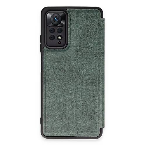 Redmi Note 12 Pro 4G K�l�f Flip Cover - Koyu Ye�il