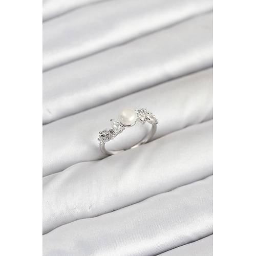 Pirin� G�m�� Renk Zirkon Ta�l� �ncili Model Kad�n Y�z�k