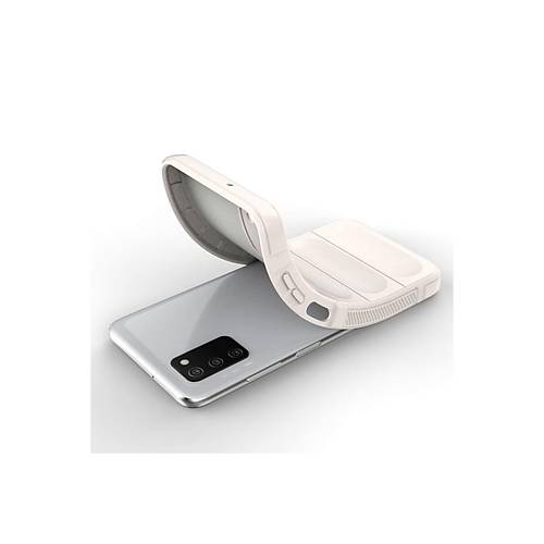 Galaxy A03S K�l�f Optimum Silikon - Krem