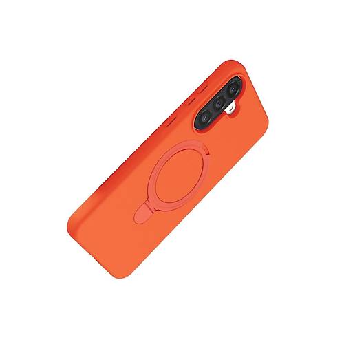 Galaxy A26 Regal Magsafe Standl� Kapak - Turuncu