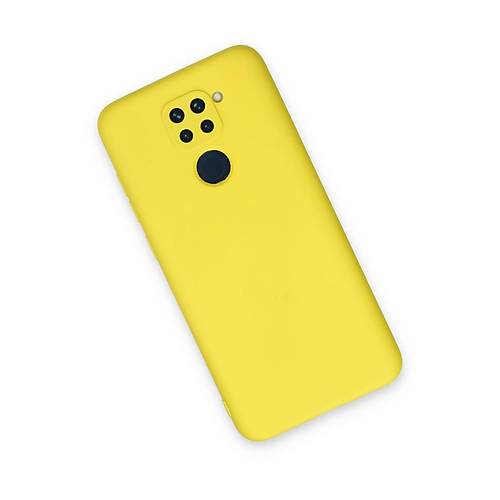 Redmi Note 9 K�l�f Nano i�i Kadife Silikon - Sar�
