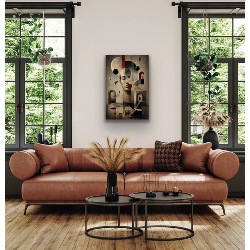 Kar���k R�yalar Soyut Kanvas Tablo 20X30 CM