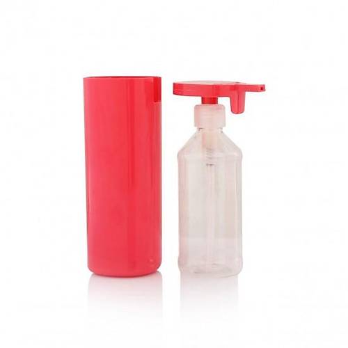 Soft Pembe �effaf Akrilik S�v� Sabunluk 250 ml