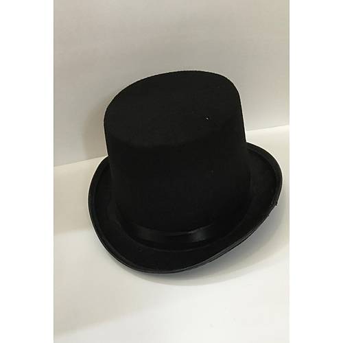 Yeti�kinler ��in Siyah Renk Ringmaster Sihirbaz �apkas� F�tr �apka 15 cm