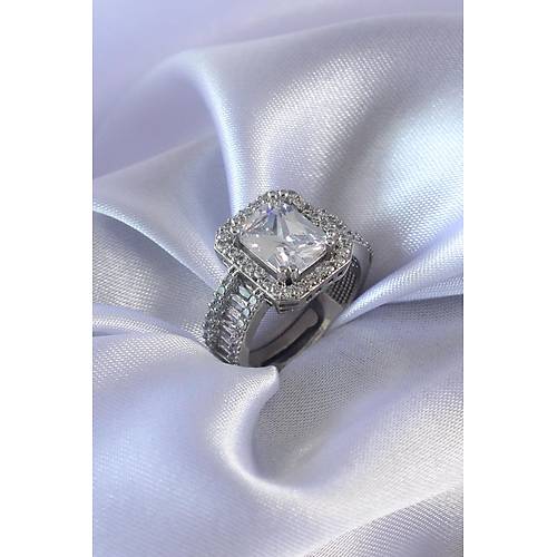 G�m�� Renk Zirkon Ta�l� Kad�n Y�z�k